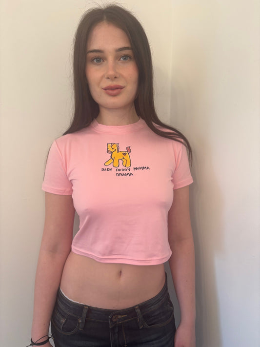 Amelie the Pony Pink Crop Top