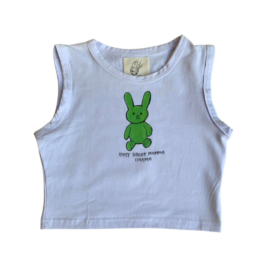 Marcel The Rabbit Crop Top