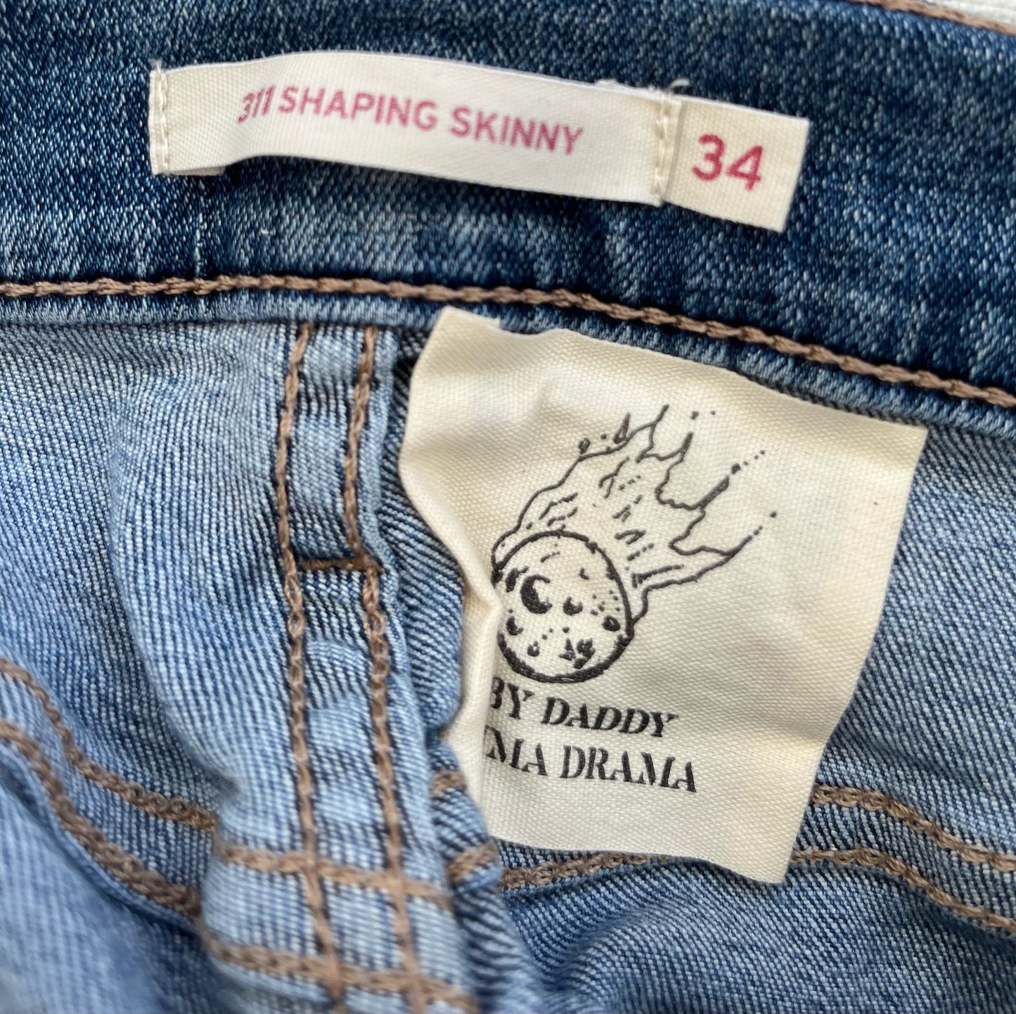 Graffiti denim Pants