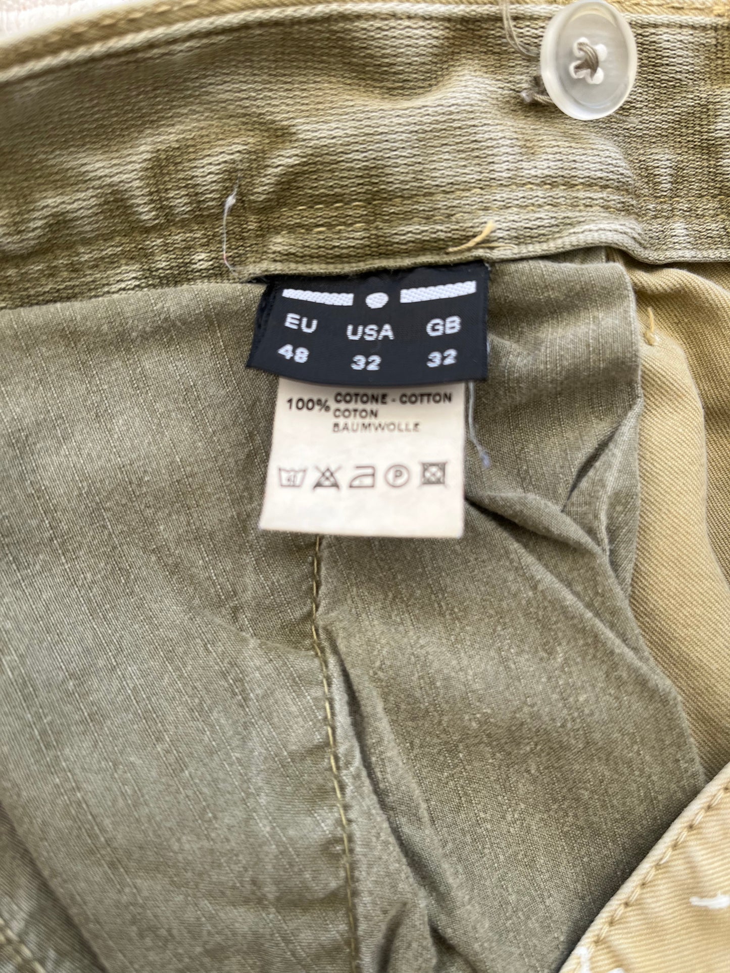 Splatter and Grafiti Khaki Pants